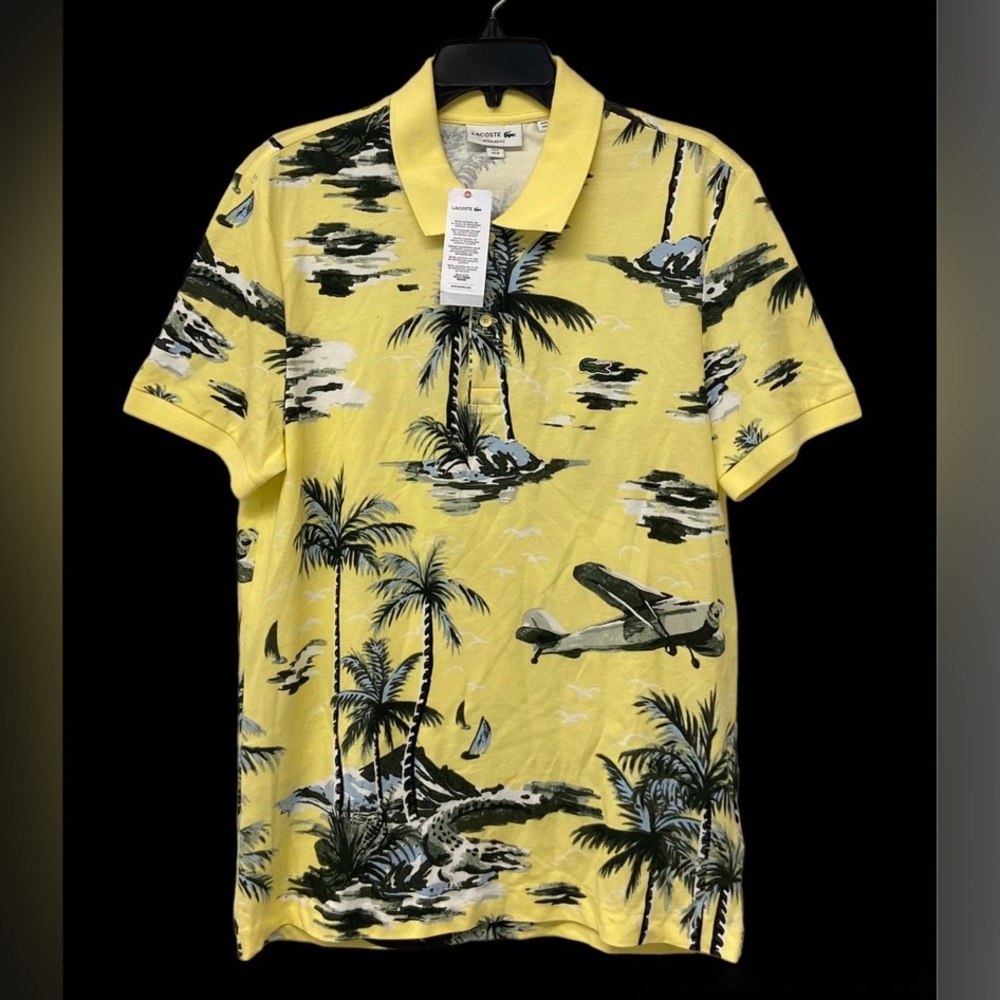 LACOSTE ALL OVER PRINT POLO-NAPOLITAIN MULTICO